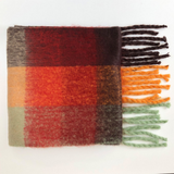 COLORFUL TARTAN SCARF COZY THICK WINTER WRAP_CWASC2693