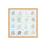 2024 NEW ALL MATCH CARTOON PRINTED SQUARE SCARF_CWASC1161