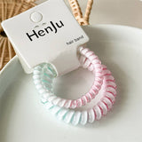 COLORFUL GRADIENT TELEPHONE LINE HAIR BAND_CWAHA1370