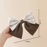 NEW STYLE TIE DYE BOW HAIRPIN_CWASC1065