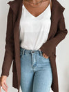 Cwohol0384_Casual Open Front Long Sleeve Hoodie Sweater