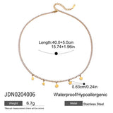 LUXURY 18K GOLD STAR HEART ZIRCON NECKLACE_CWAJE4829