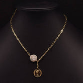 CREATIVE SIMPLE PEARL PENDANT NECKLACE FOR WOMEN_CWAJE3869