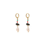 HIGH GRADE RETRO NATURAL PEARL EARRINGS FOR WOMEN_CWAJE3812
