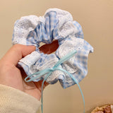 LACE BOW SQUARE SCARF HAIRBAND HAIR ACCESSORY_CWAHA3705