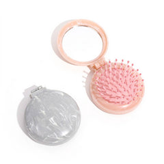 MASSAGE COMB PORTABLE FOLDING MIRROR COMB_CWAHA1870