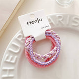 CANDY COLOR HAIR TIES 5 PIECE SET_CWAHA1133