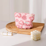 Cute Plush Heart Makeup Cosmetic Pouch Bag_Cwab06092