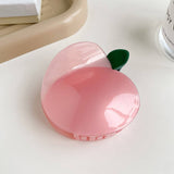 Peach & Apple Hair Claw Cute Summer Accessory_Cwaha5889