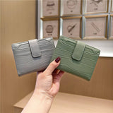 Stone Pattern Bifold Foldable Leather Wallet_Cwab06206