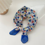 COTTON LINEN SQUARE SCARF BREATHABLE NECK WRAP_CWMS0673