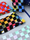 FASHION TIE DYED CHECKERED SOCKS_CWMS0265