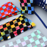 FASHION TIE DYED CHECKERED SOCKS_CWMS0265