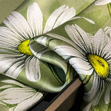 MULBERRY SILK SCARF PRINT LONG NECK HAIR WRAP_CWASC0553