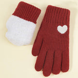 Women Heart Jacquard Knitted Gloves_Cwag0135