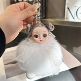 CUTE PRINCESS DOLL CAR KEYCHAIN BAG PENDANT_CWMM2583