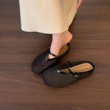 FISHERMAN MESH MULES CLOSED TOE FLAT SANDALS_CWSHF0156