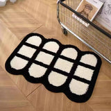 FLEECE BATHROOM MAT ABSORBENT NON SLIP DOOR RUG_CWMM7522