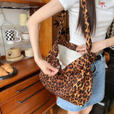 Cwab3894_Printed Single Shoulder Shopping Bag Canvas Bag