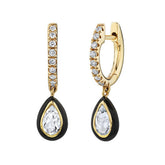 Water Drop Retro Simple Temperament Earrings