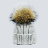 Autumn Winter Knit Pom Beanie Hat_Cwah05027