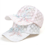 SUMMER LACE FLORAL MESH BASEBALL CAP CWAH1533