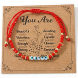 MULTI COLOR GLASS FLAT DEVIL EYE BRACELET_CWMM3848