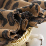 LEOPARD PRINT SCARF SOFT TASSEL WRAP FOR WOMEN_CWASC0999