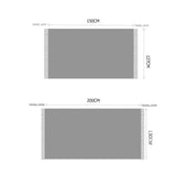 KNITTED SOFT WARM SOFA BLANKET BED END BLANKET_CWMM0200