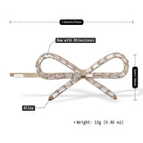 RHINESTONE BOW HAIR PIN FOR GIRLS OR LADIES_CWAHA4782
