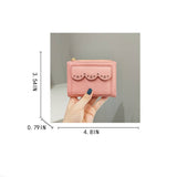 SIMPLE SOLID COLOR LACE HOLLOW WALLET_CWAB2564