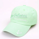 Washed Letter Embroidery Baseball Cap Sun Hat Cwah1132