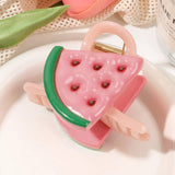 FRESH FRUIT SHARK HAIR CLAW FOR BUN CUTE HAIR CLIP_CWAHA1638