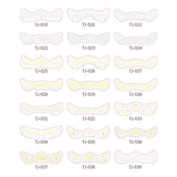 METALLIC FRECKLE FACE TATTOO STICKERS GOLD SILVER_CWMM8364