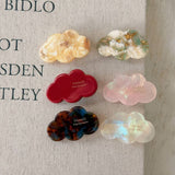 Acetate Cloud Hair Clip Simple Duckbill Design_Cwaha08003