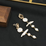 NATURAL FRESHWATER PEARL VINTAGE TASSEL EARRINGS_CWAJE3816
