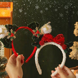 Christmas Party Hat Feather Headband Decor_Cwmm10585