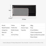 RETRO MULTI POCKET ZIPPER WALLET_CWAB1647