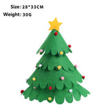 CREATIVE FELT CHRISTMAS TREE WINE BOTTLE COVER_CWAJE05376