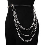 MINIMALIST RETRO HIP HOP PANTS CHAIN_CWMM0671