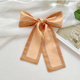 LONG THIN RIBBON SCARF PONYTAIL NECK OR PURSE_CWASC0726
