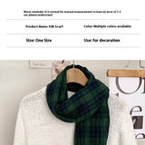 Trendy Plaid Cotton Linen Scarf Shawl_Cwasc02962