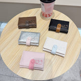 Cute Cat Embossed Mini Trifold Wallet With Snap_Cwab06228