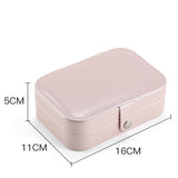 SIMPLE SOLID COLOR EARRING STORAGE BOX_CWMM1694
