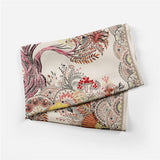 BOHO TREE PRINT SILK SCARF LUXURIOUS NECK WRAP_CWASC0644