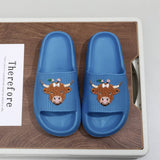 HIGHLAND COW EVA SLIDES WOMEN SUMMER SANDALS_CWSHF00228