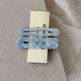Wavy Edge Acetate Hair Clip Set Of Two_Cwaha07951