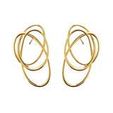 IRREGULAR LINES DESIGN POPULAR EXQUISITE EARRINGS_CWAJE5054
