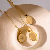 DEVILS EYE OPENABLE PHOTO ALBUM NECKLACE_CWMM5532