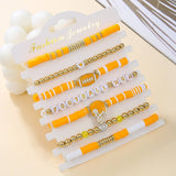 BRACELET 8 PIECE SET POLYMER CLAY BRACELET_CWMM3512